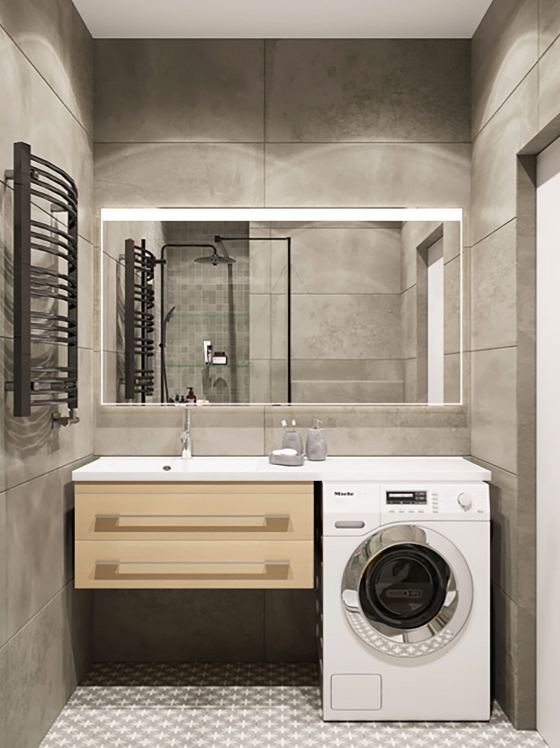 Типовой дизайн-проект однокомнатной квартиры ЖК «Королев»